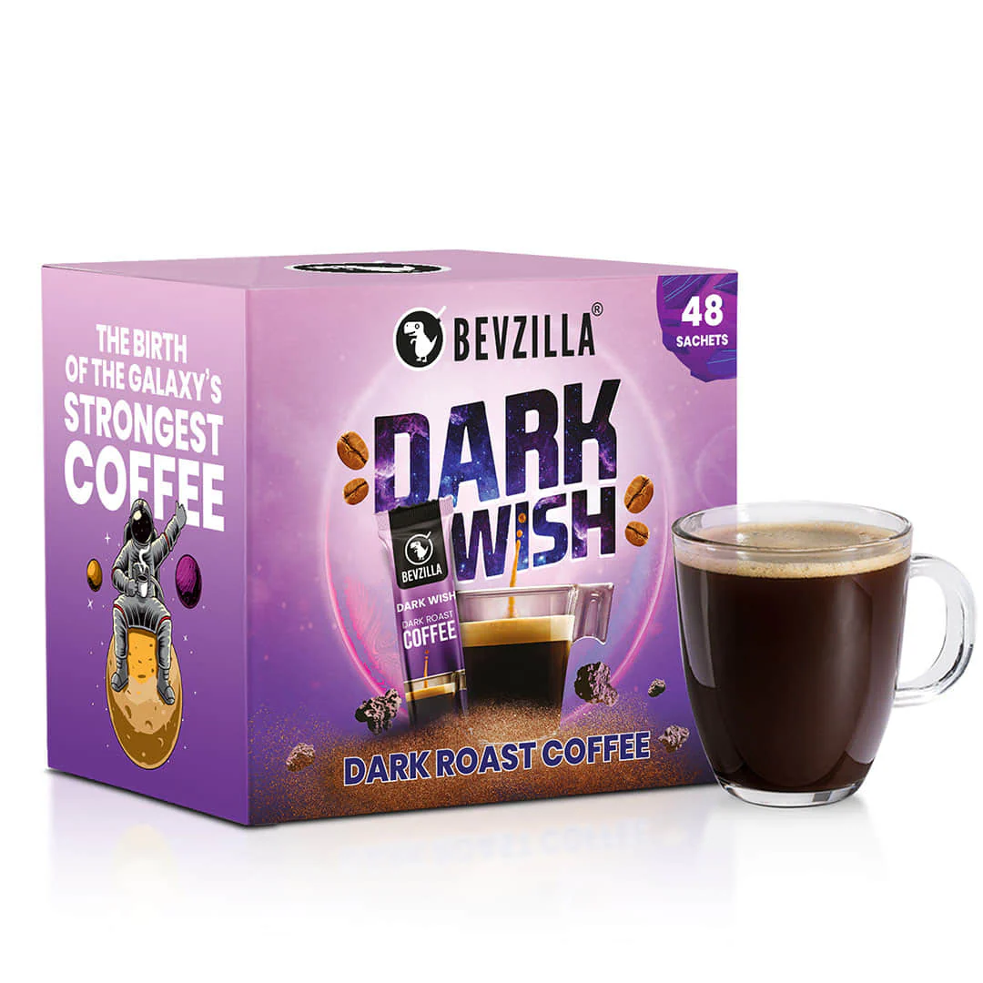 48 Dark Roast Coffee Sachets Box - 5X Stronger - Image 5
