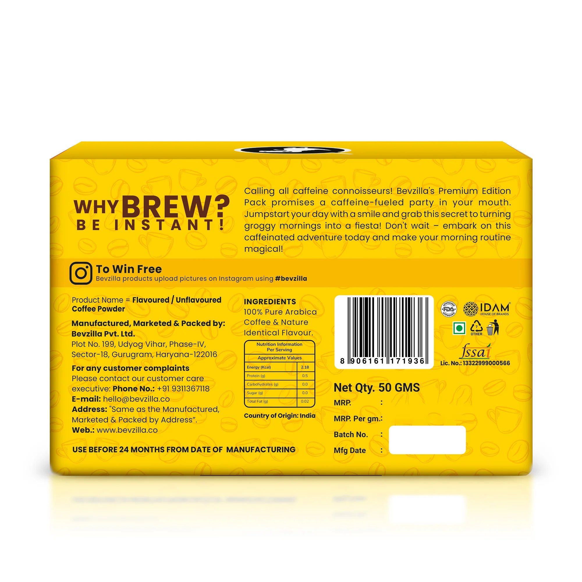French Vanilla Premium Edition Pack - Free Coffee Mug - Image 7